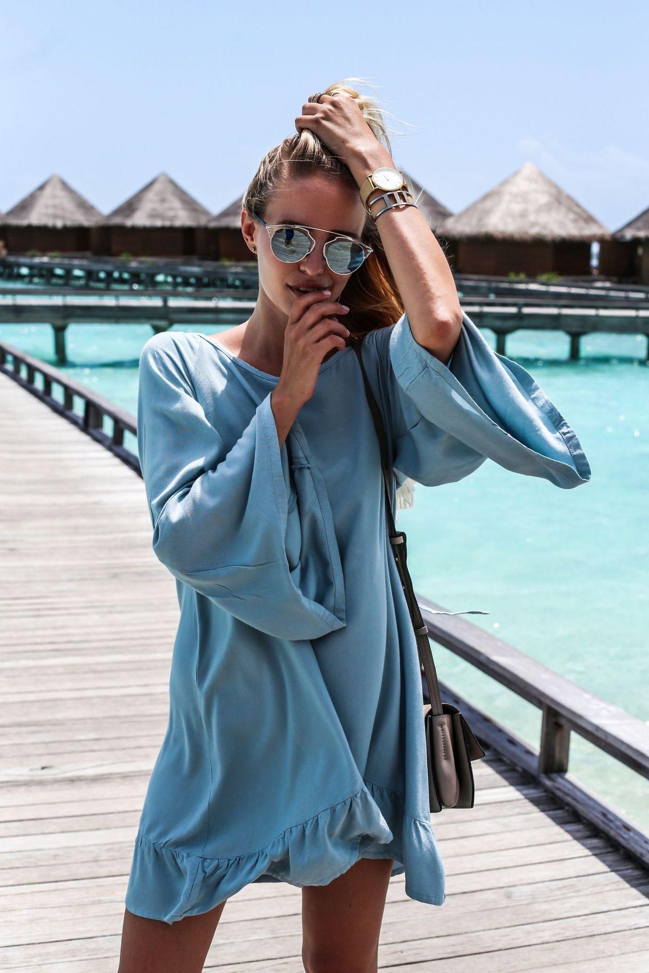 Falda de playa suelta