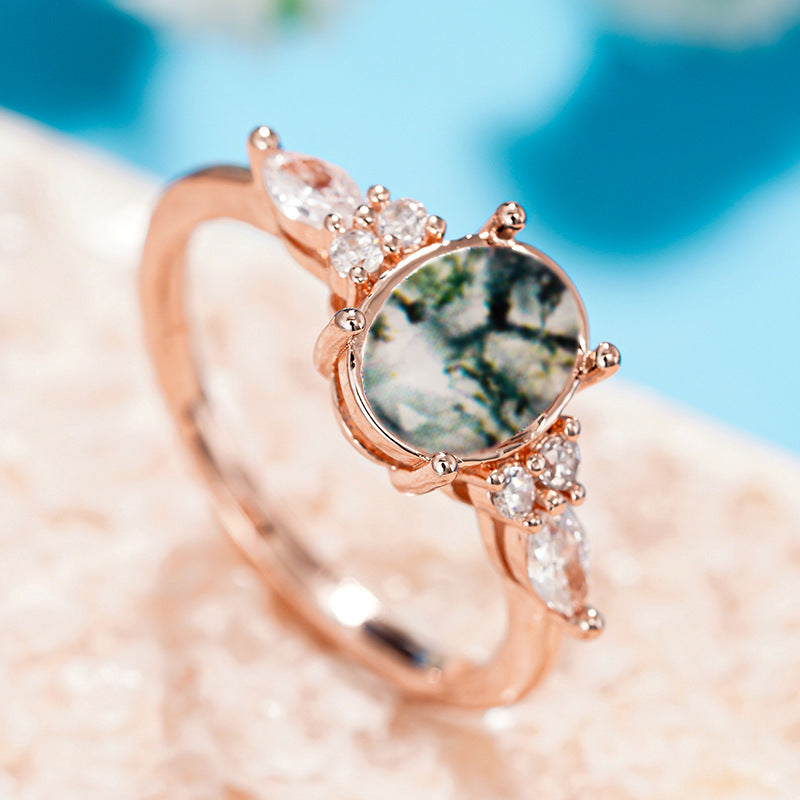 Anillo Ajustable Estilo "Horse Eye"