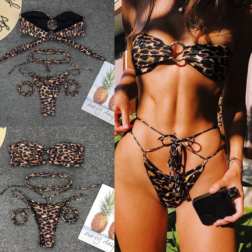 Bikini Leopardo Sexy - Traje de Baño Animal Print