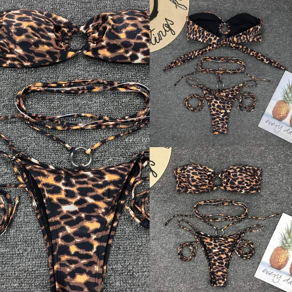 Bikini Leopardo Sexy - Traje de Baño Animal Print